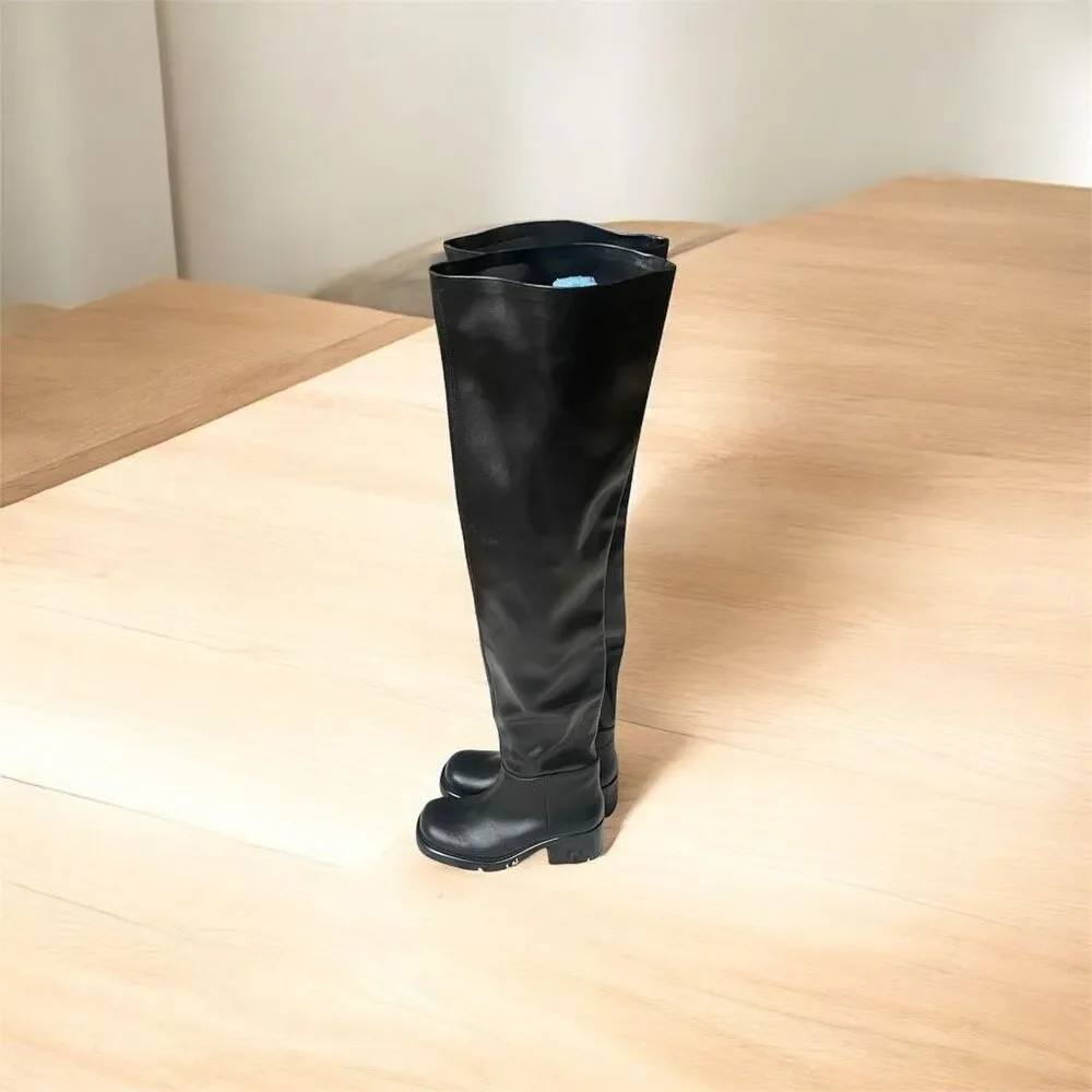 Jeffery Campbell Reflect OK Thigh High Boots 6.5